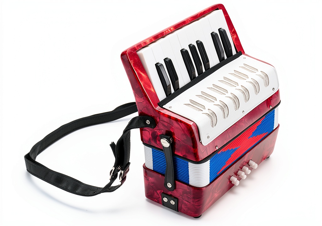 Concertina ABS Red Accordion JTL for Beginners